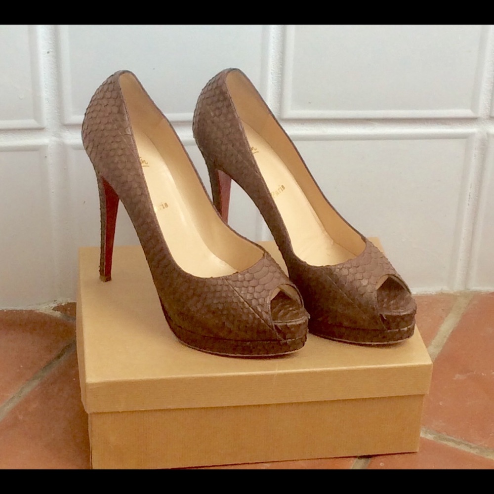 Christian Louboutin Altadena All Watersnake
